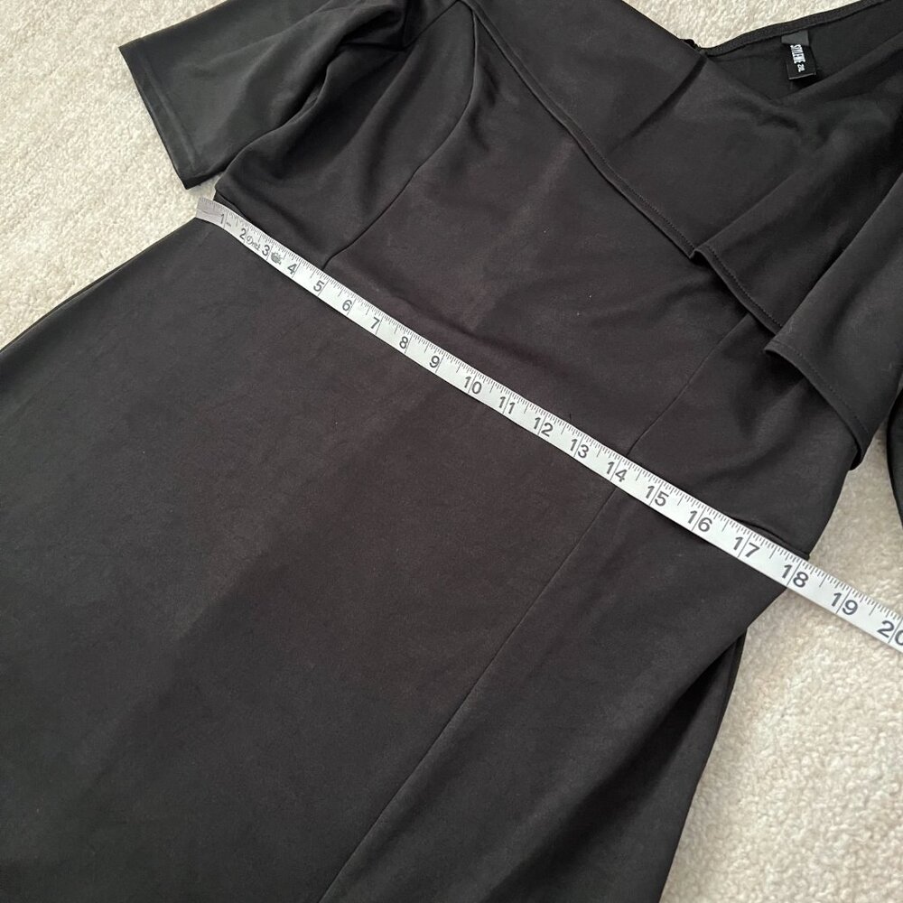 Stylewe Black Short Sleeve Maxi Dress 2XL - Picture 8 of 11